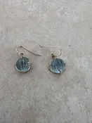 tina negri carved aquamarine earrings — hedgerow