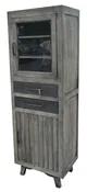 Rustic Iron &amp; Wood Cabinet