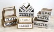 12 Piece Garden Crate Wood Assortment