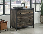 Sauder 2-Drawer Lateral File Cabinet in Carbon Oak 428164