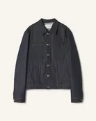 CLASSIC JACKET IN DENIM AND WOOL FLANNEL