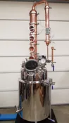 53 Gallon Jacketed Flute Still (6″) | Olympic Distillers