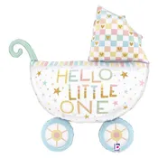 Hello Little One Baby Carriage Balloon 32"