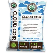 Char Coir - Cloud Coir - 50/50 Coco + Perlite Blend, 100% RHP Certified, 50 Liters, 1.75 Cu Ft
