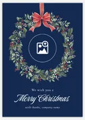 Logo Custom Holiday & Christmas Cards Templates