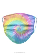 Adult Face Mask - Pastel Tie Dye