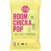 Angie's BOOMCHICKAPOP Ready-To-Eat Popcorn Non-GMO, Gluten-free - Sea Salt - 1 oz - 24 / Carton