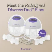 Lansinoh® DiscreetDuo™ Flow Wearable Breast Pump