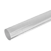 Acrylic Lucite Rod Dowel - 3/4"(19mm) x 11 .8125" (300mm) - One Rod