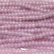11/0 Czech Seed Bead Waxy Antique Rose Opal Tint**
