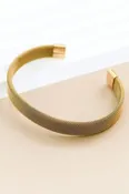 18K Gold Plated Waterproof Stainless Steel Cuff