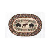 Bear & Moose 13″ x 19″ Braided Placemat