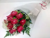12 Roses. (No vase)