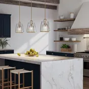 American Made Hubbardton Forge Caliper Pendant - Choose Size