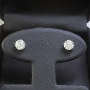 1.71ct tw Lab Grown Round Diamond Stud Earrings