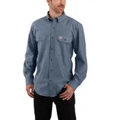 Men's Carhartt Loose Fit Midweight Chambray Long-Sleeve Shirt - H.N. Williams