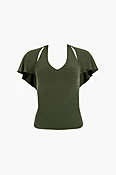 BELLINI TOP IN OLIVE