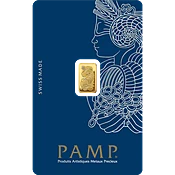 1 GRAM GOLD BAR PAMP