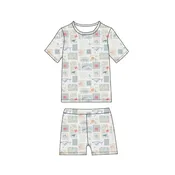 Bamboo Two Piece Toddler & Youth PJ Set | Sea Life