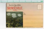 Brownsville Texas 16 Views Souvenir Vintage Postcard Folder AA102019