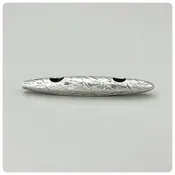 American Sterling Silver Cigar Humidifier in the Shape of a Cigar, Simons Brothers and Company, Philadelphia, PA, Circa 1900