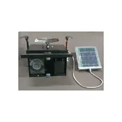 12 volt control unit with solar panel