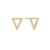 PRYSM PEYTON TRIANGLE EARRING STUDS GOLD