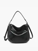 Aurelia Studded Hobo w/ Crossbody Strap