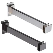 12" Slatwall Hangrail Bracket For Rectangular Tubing