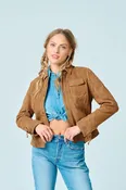 AFRICAN SUEDE JACKET