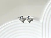 EQUINOX STUDS | STERLING SILVER | ONE OF A KIND — TYTIN