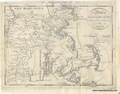 1796 - A Map of Massachusetts from the Best Authorities. - Antique Map