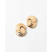 Gold Swirl Earrings
