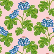 Casia Flowers Wallpaper- Soft Pink