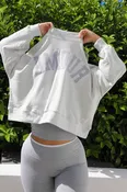 Amour Sweatshirt: Heather Grey/Grey