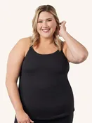 Essential Maternity to Nursing Top with Built-In Nursing Bra