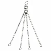 AFG Heavy Duty Heavy Bag Chain with Swivel  Boxing, Kickboxing, Muay Thai Heavy Bag Hanger Chain, 4 Ring Compatible, Durable Steel Construction ? Silver