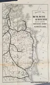 1900 - South Shore, Nantasket Beach and Plymouth MA - Sectional Map of the New York, New Haven and Hartford Railroad - Antique Map