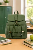 Chic Buckle Flap Mini Backpack