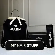 Best Deal Gift Set, 4-pack Travel & Home, Black