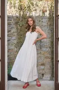 Addison Pleated Front Midi