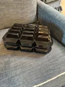 3D Black Horn Rectangular Cube Box