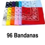 Bandanas – Eight Packs of 96
