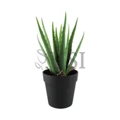 Aloe Plant Soft Real Touch Potted, 13.5in, Green