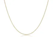 15" Choker Classic Beaded Chain - Gold