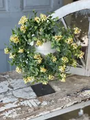 6" Late Bloomer Candle Ring-Yellow