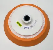 8" Orange Hard Sanding Pad- 5/8 Hub Velcro Face- Flex Pad
