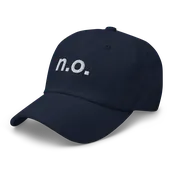 Lowercase n.o. Hat