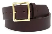 Boston Leather - Leather 1.75" Belt Brown 46"