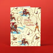 COWBOY!  Greeting Card